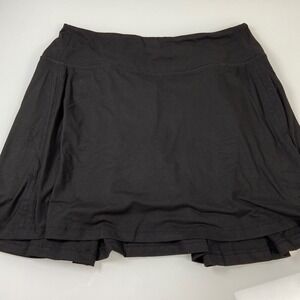 RAE MODE‎ Black Athletic Skort Pleated Skirt Athleisure Tennis Golf Size L  NWOT